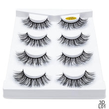 Load image into Gallery viewer, SEXYSHEEP 4/8 pairs 3D Mink Makeup Eyelash Extension