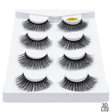 Load image into Gallery viewer, SEXYSHEEP 4/8 pairs 3D Mink Makeup Eyelash Extension