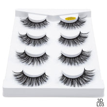Load image into Gallery viewer, SEXYSHEEP 4/8 pairs 3D Mink Makeup Eyelash Extension