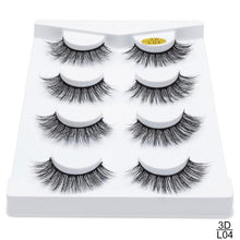 Load image into Gallery viewer, SEXYSHEEP 4/8 pairs 3D Mink  Makeup Eyelash Extension

