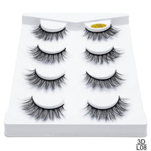 Load image into Gallery viewer, SEXYSHEEP 4/8 pairs 3D Mink  Makeup Eyelash Extension
