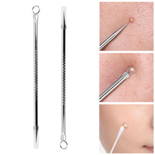Load image into Gallery viewer, Silver Blackhead Comedone Acne Pimple Blemish Extractor Remover
